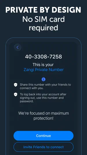 Zangi - Private Messenger screenshot 1