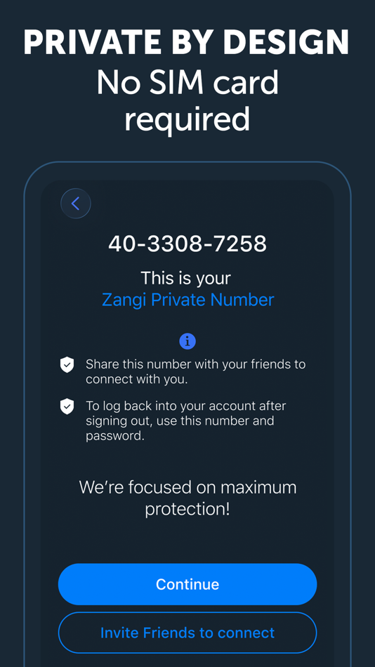 #1. Zangi Private Messenger (iOS) Por: Secret Phone, Inc