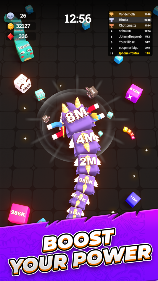 #3. Jelly Cube Snake io (iOS) Tekijänä: puzzle studio