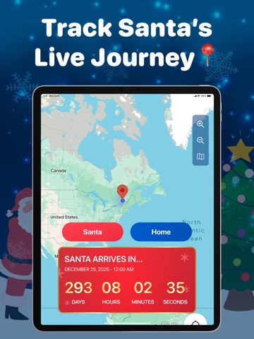 Speak to Santa ~ AI Video Call iPad screenshot