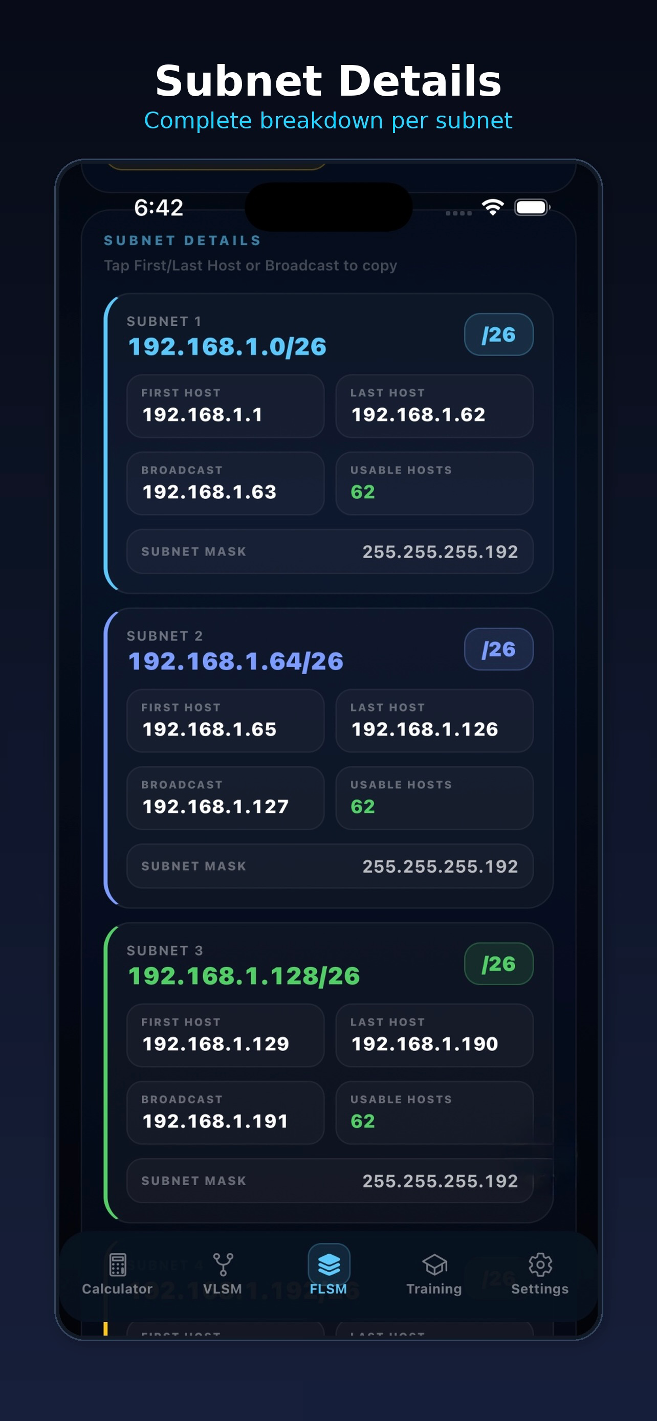 SubnetMaster: IP Calculator