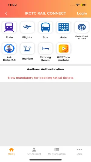 IRCTC Rail Connect screenshot 2