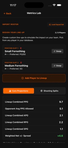 Hoops Tracker Basketball Stats Screenshot 2 of 7