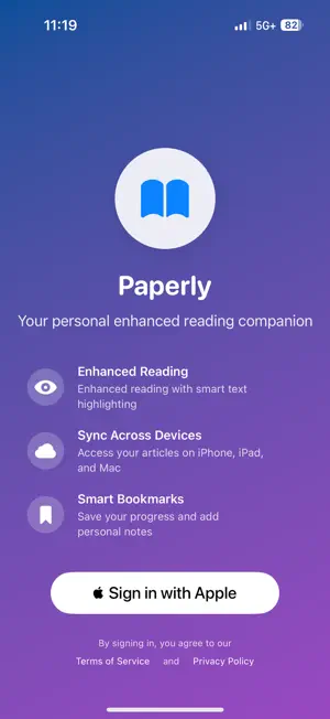 Paperly - Read with ease screenshot 1