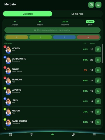 Fantacalcio® Serie BKT iPad screenshot 1