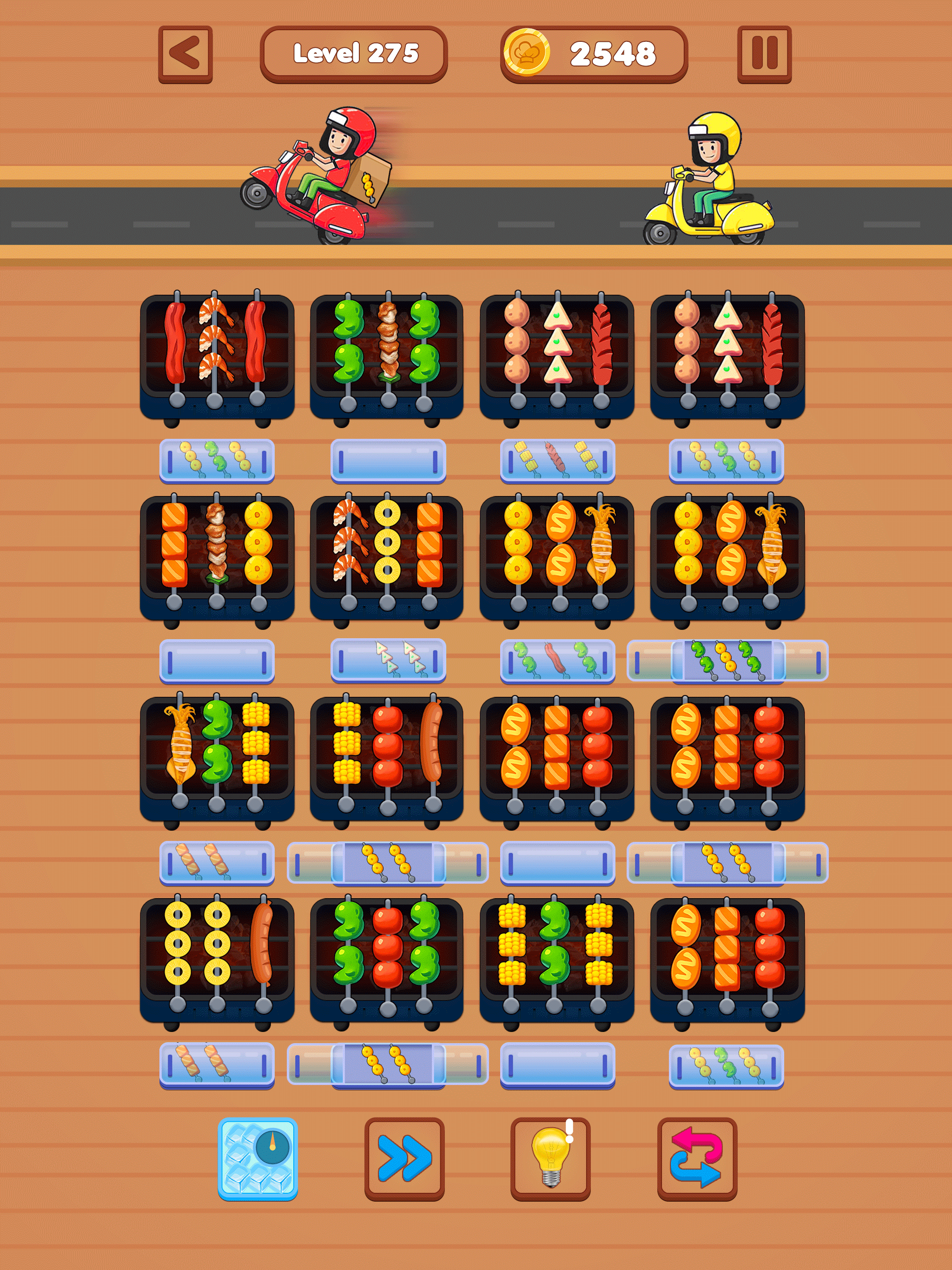 Grill Sorting Foodie Puzzle
