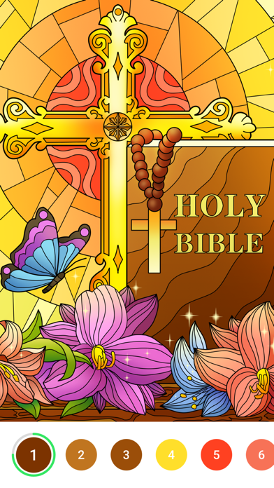 Screenshot #2 pour Bible Color - Paint by Number