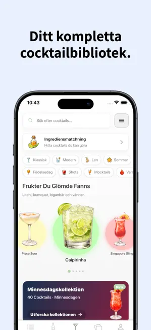 Tipsy: Cocktails & Drinkar iPhone screenshot 2