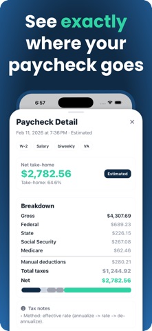 NetPay: Paycheck Calculator Screenshot 2 of 4