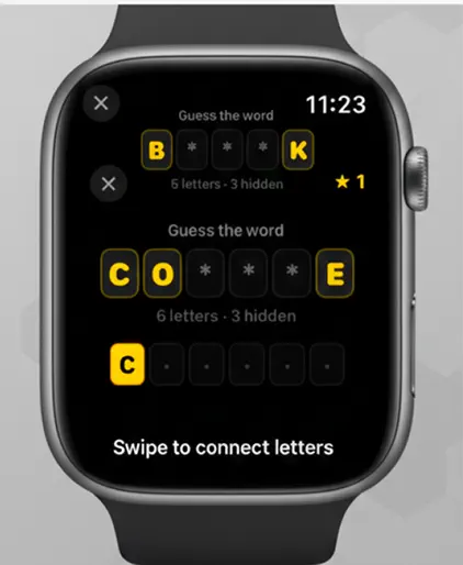 Screenshot #2 pour Honey Words: Watch Puzzle