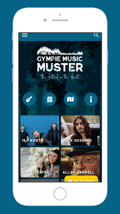 Screenshot #1 pour Gympie Music Muster