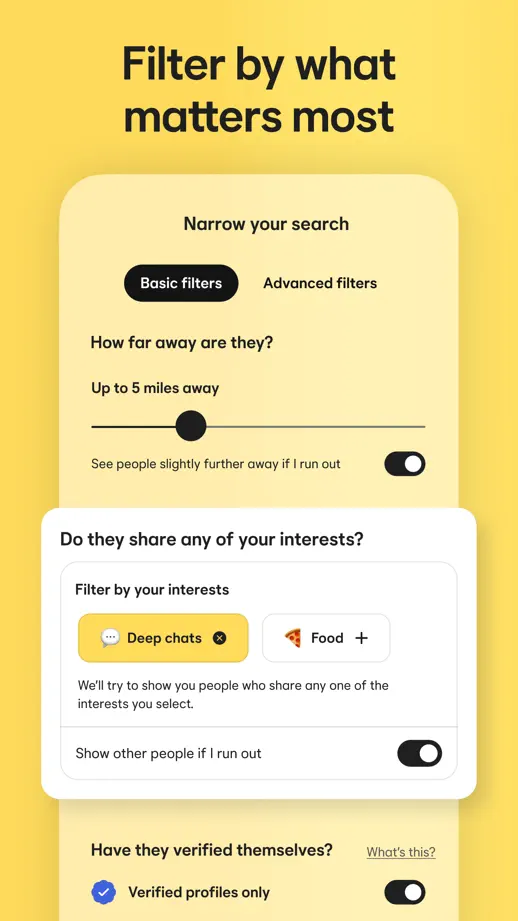 Bumble, App Store screenshot 7