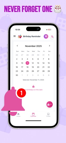 Birthday Planner & Reminder Screenshot 2 of 4
