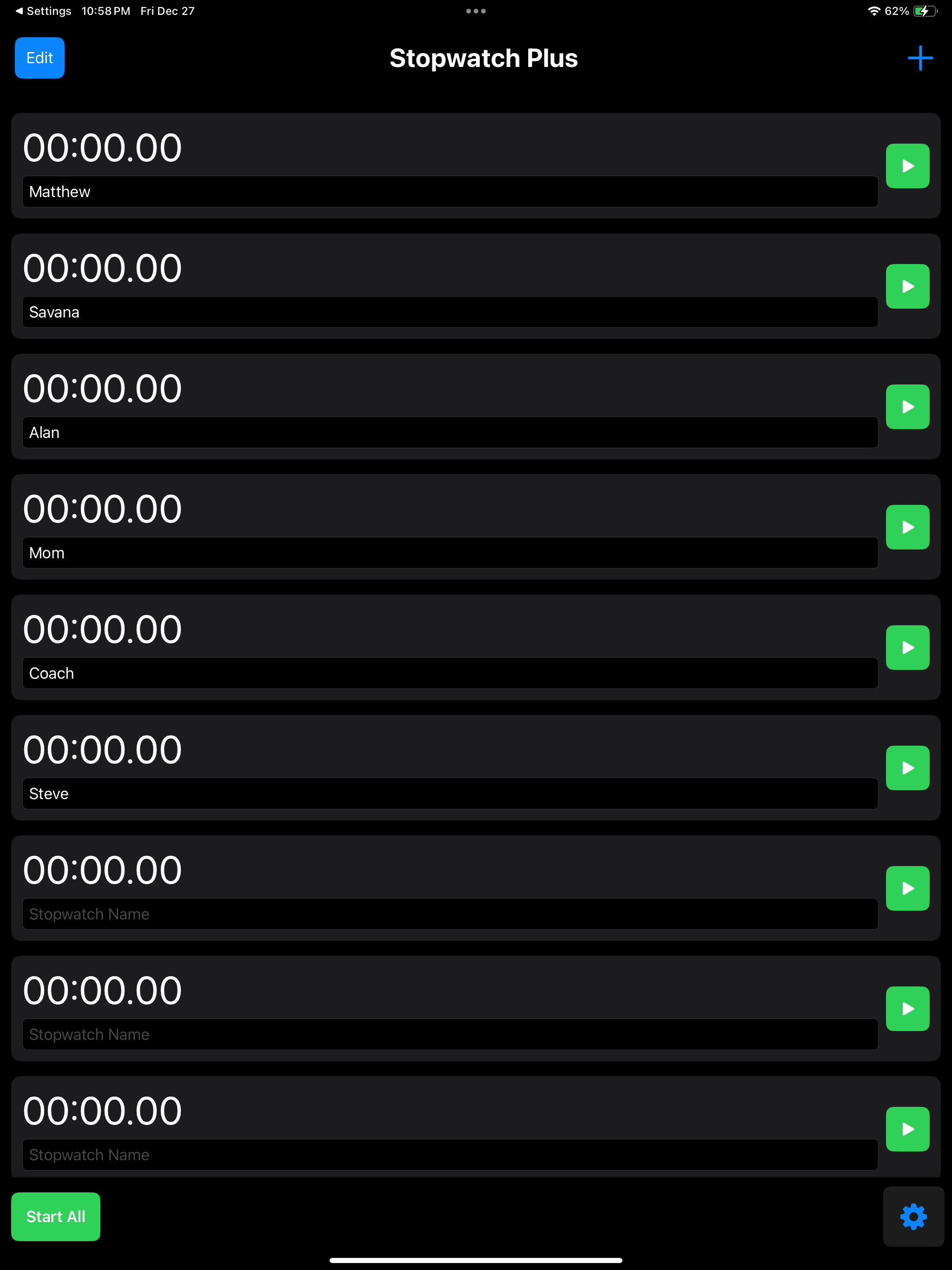 Stopwatch Run