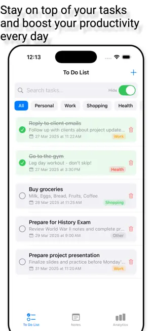 ToDoStacker – Smart To Do List screenshot 2