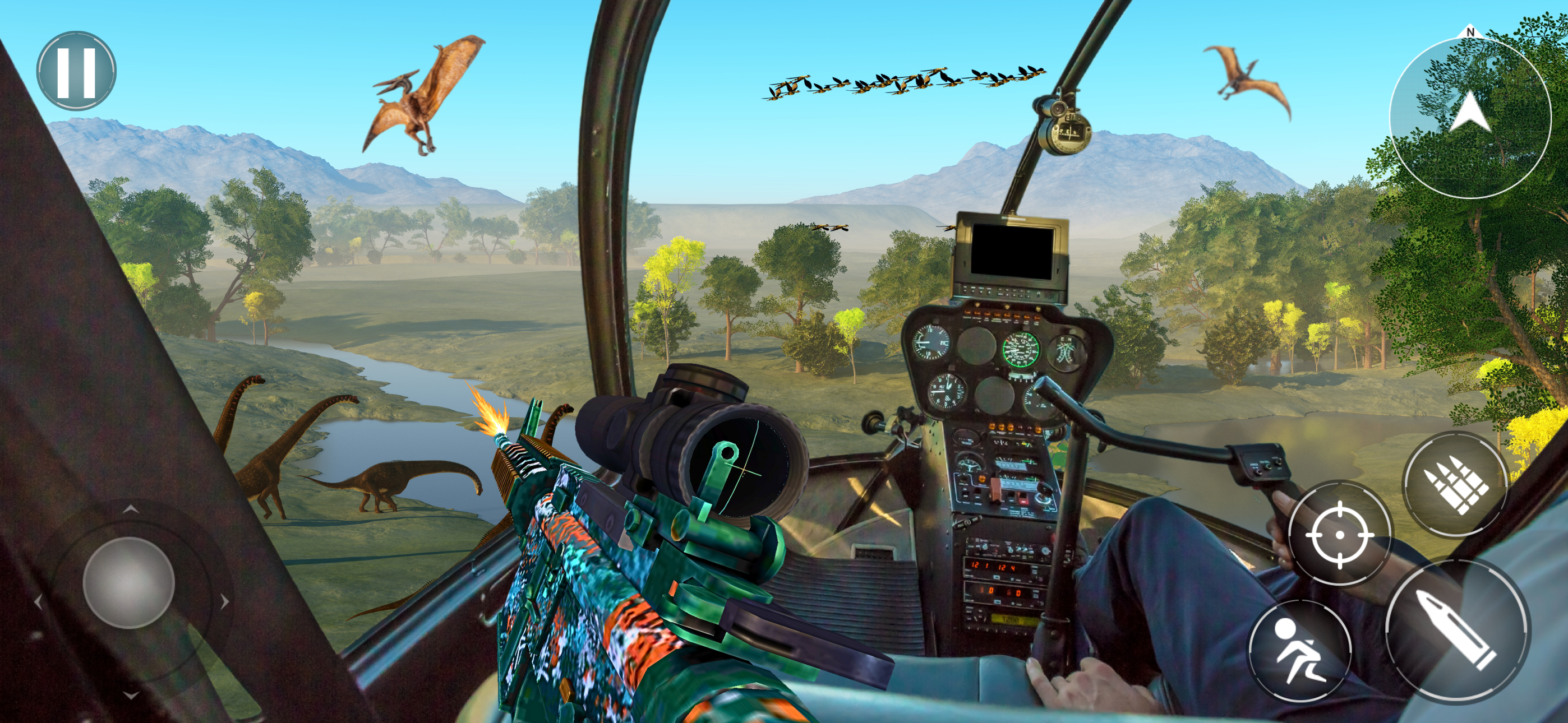 Real Dino Jurassic Hunting Zoo screenshot 2
