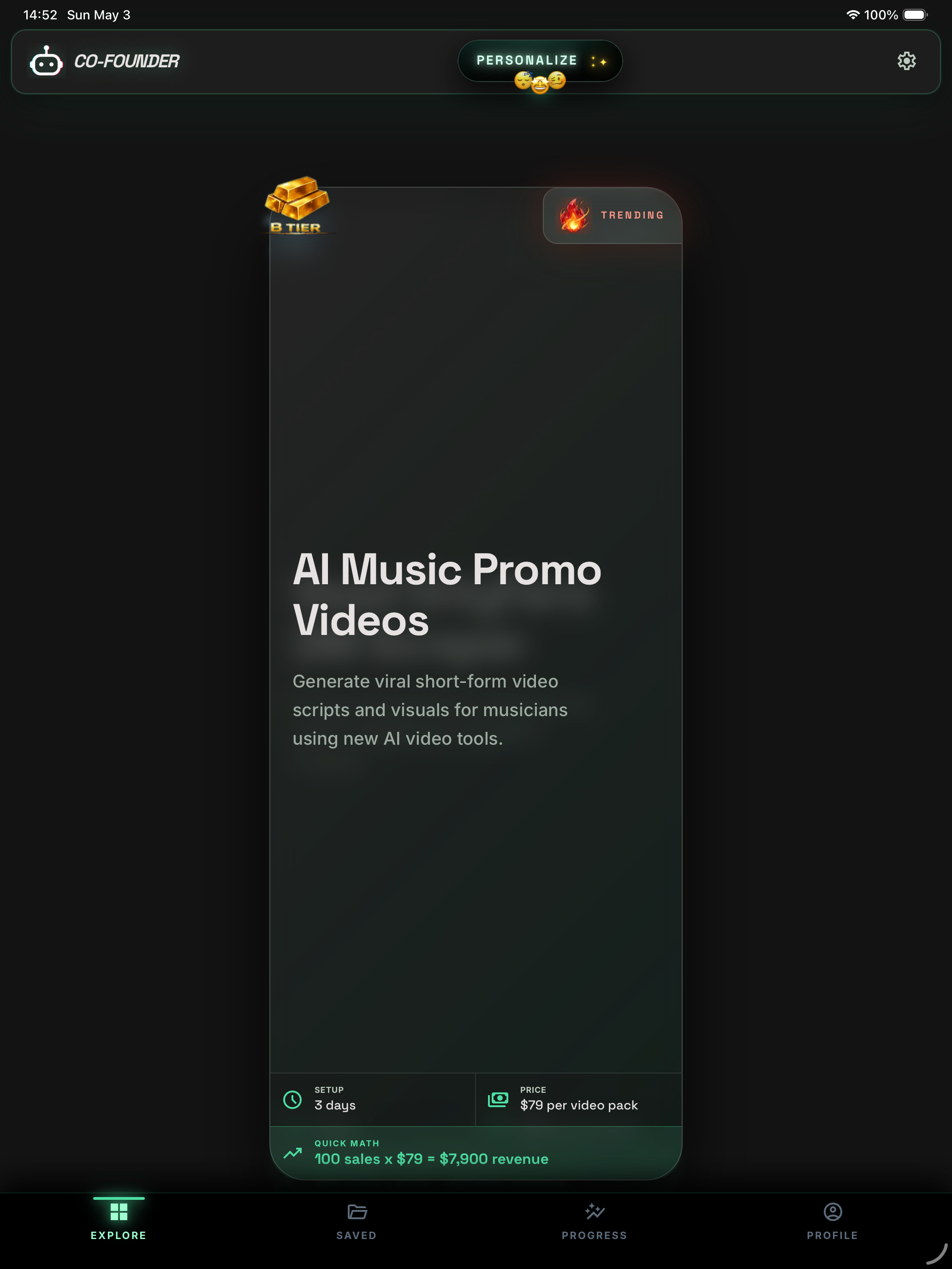 Co-Founder AI - Build & Launch screenshot 8