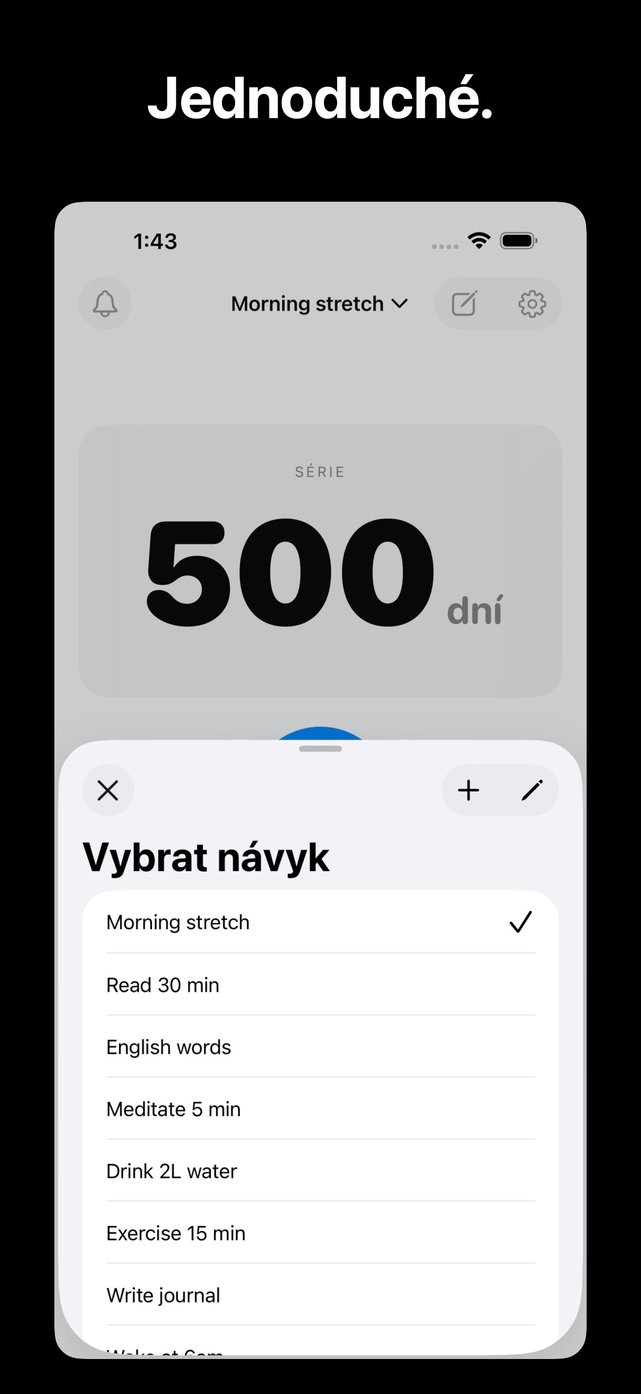 KeepGoing - Habit Tracker iOS screenshot 5 showing app interface