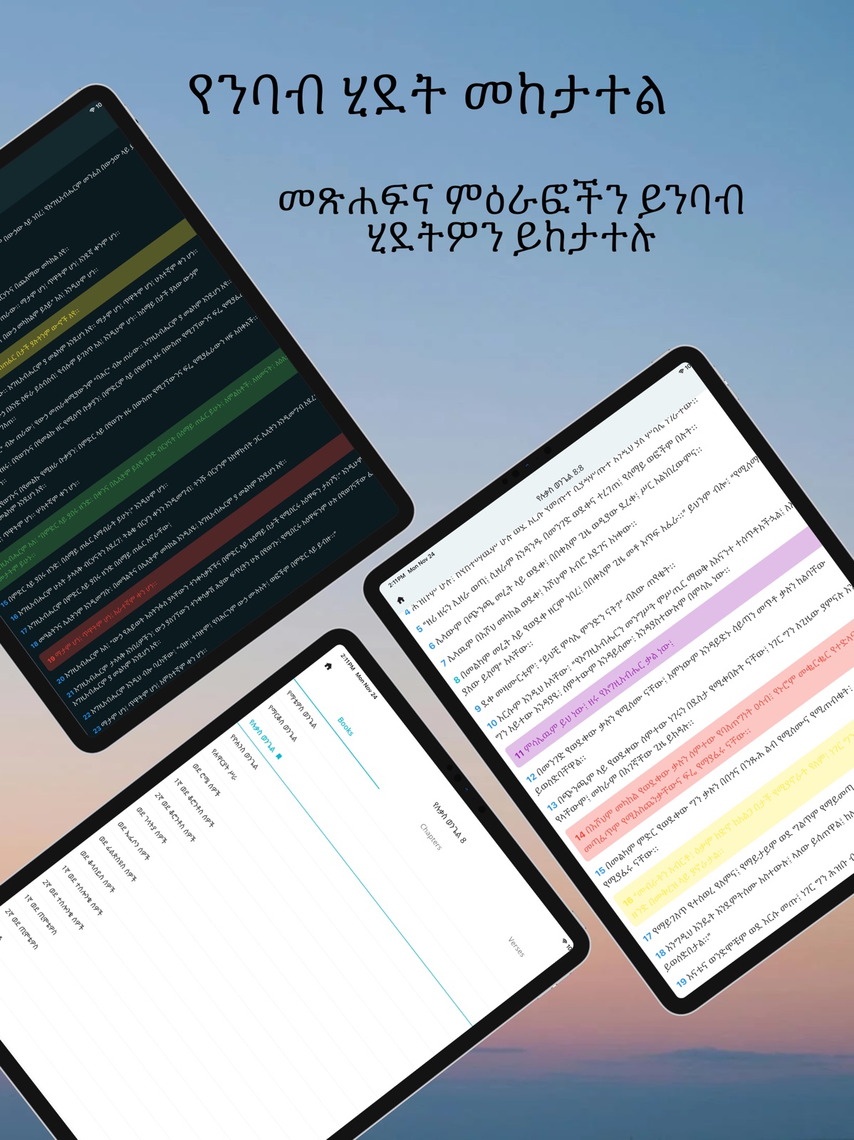 Amharic Bible 81 Books ipad screenshot 3