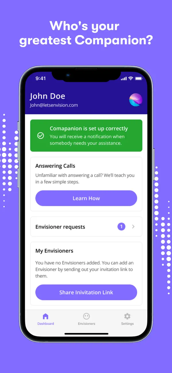 Screenshot #1 pour Envision Companion