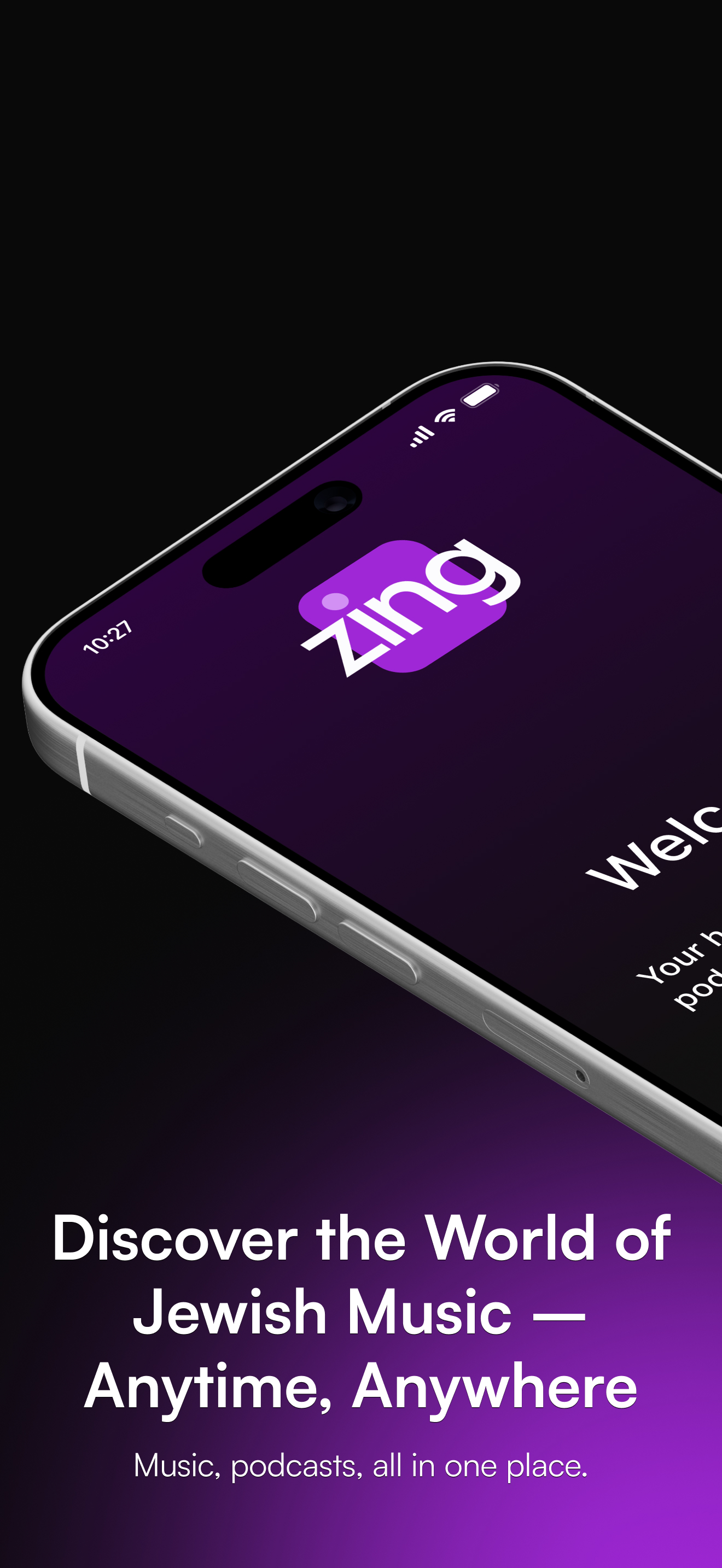 Zing JewishMusic Streaming App