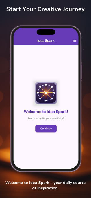 IdeaSpark – One Idea a Day Screenshot 1 of 5