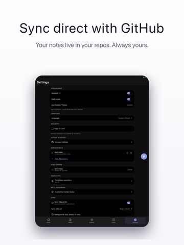 GitNotēs: Notes & Todos + Git Screenshot 3