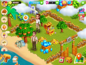 Golden Island: Survivors Farm iPad screenshot