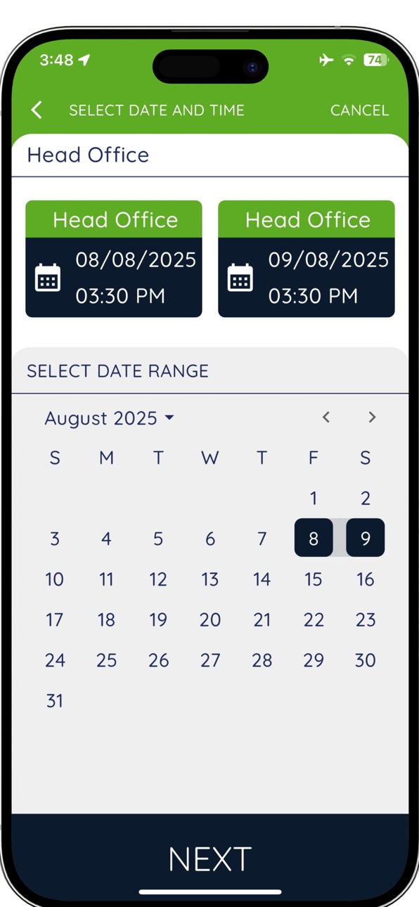 iPhone screenshot