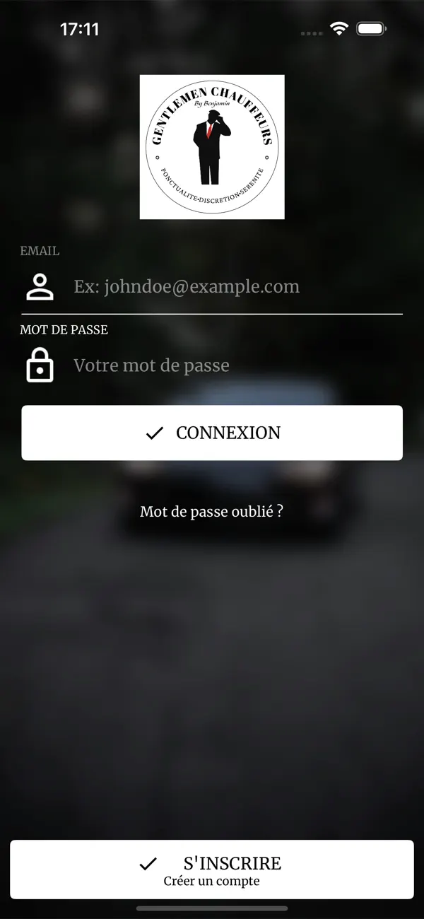 Screenshot #1 pour Chauffeur Privé Benjamin Bdx