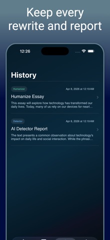 Humanize AI, AI Text Humanizer Screenshot 5 of 5
