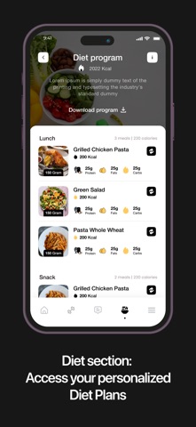 MK Fitness App screenshot