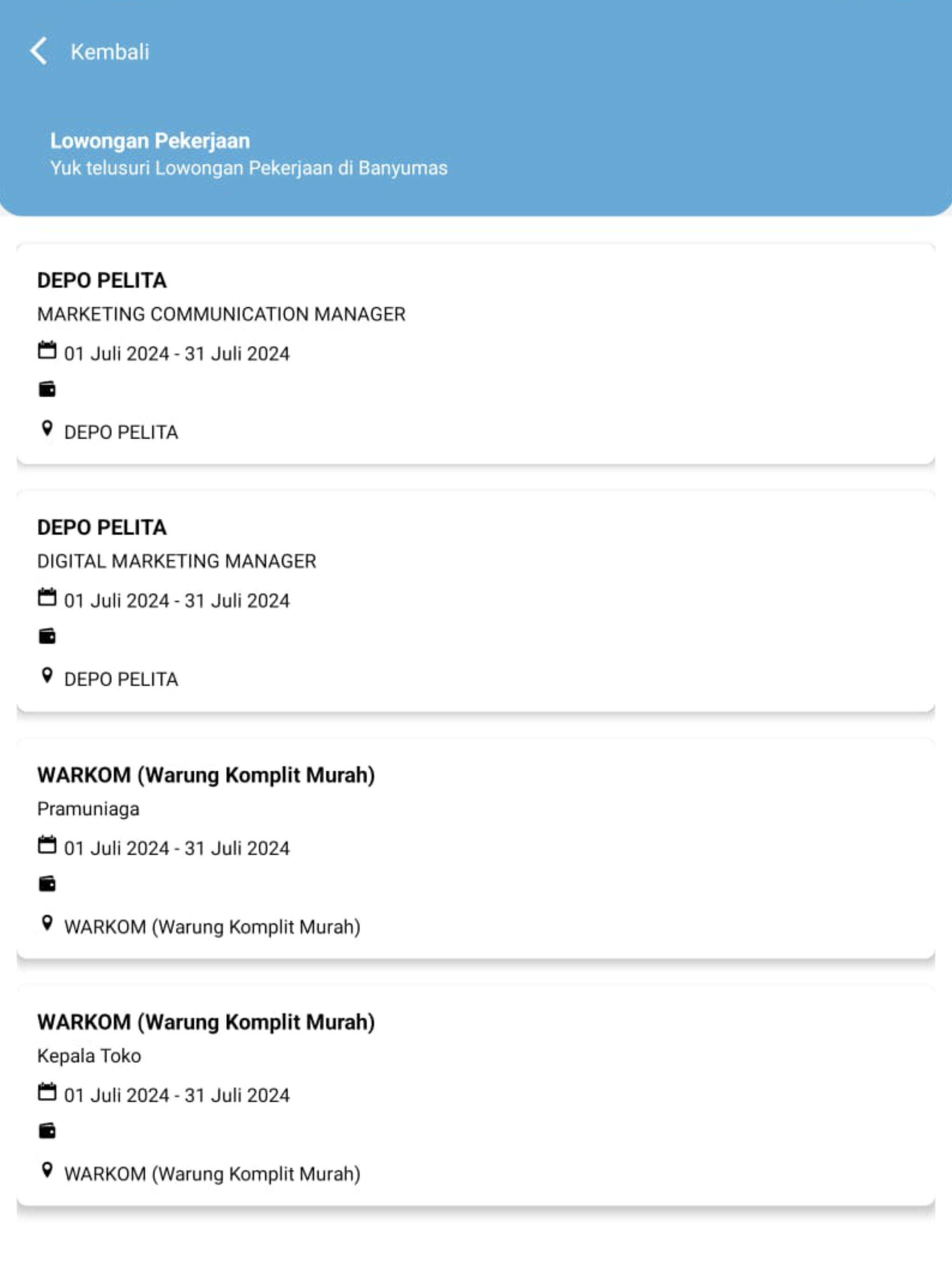 Satu Portal Banyumas PAS