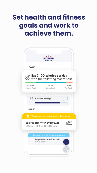Freedom Fitness App Screenshot