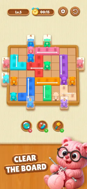 Bear Knit: Color Puzzle screenshot 2