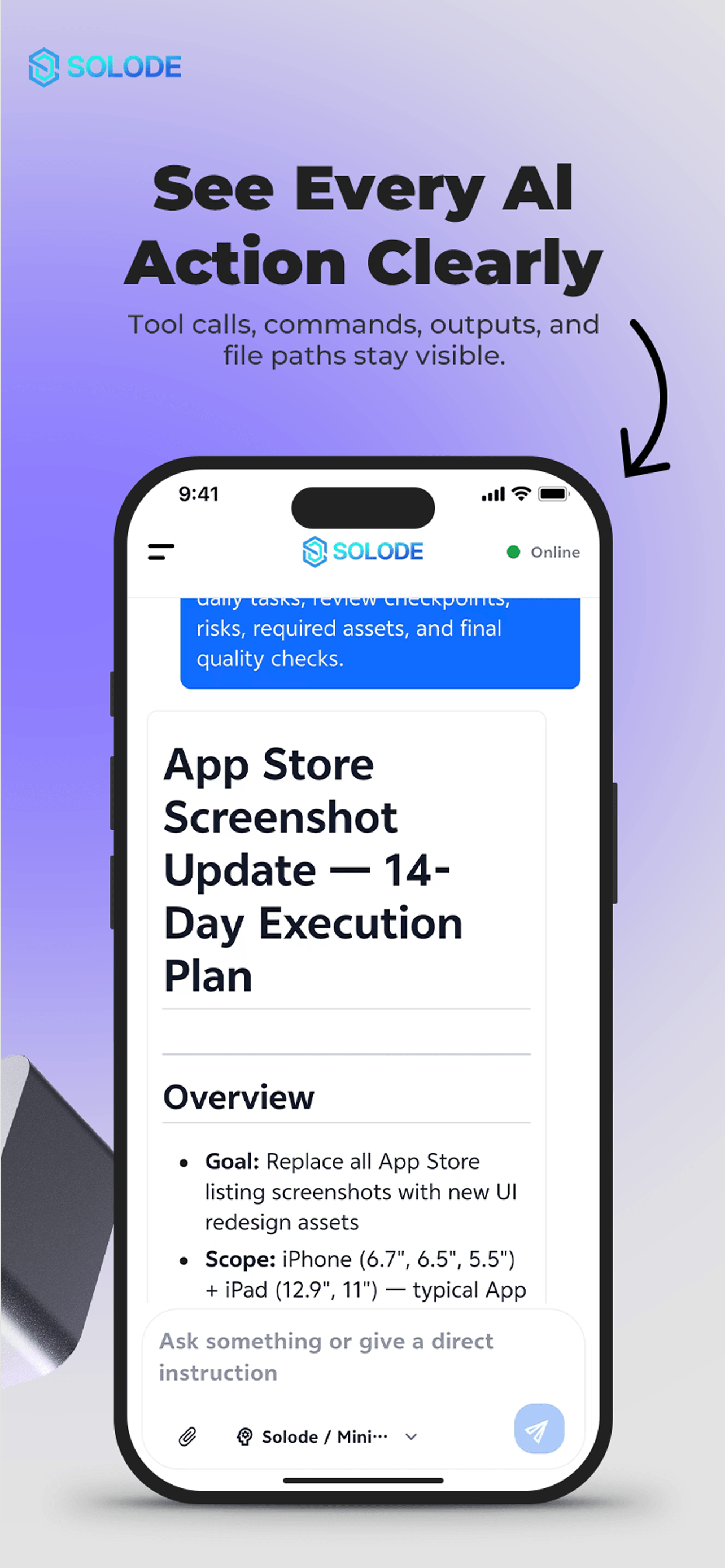 Solode: AI Agent Chat screenshot 4