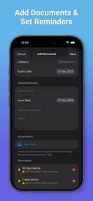 Document Expiry Reminder screenshot