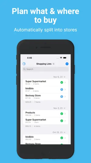 Shopping List - Bread & Milk screenshot 1