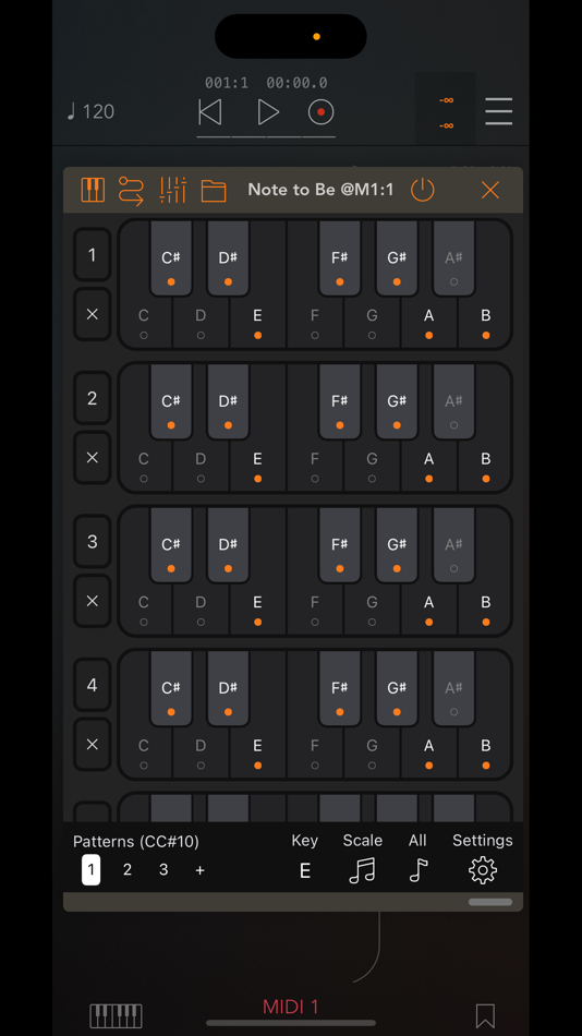#3. Note to Be - MIDI Quantizer (iOS) Podle: Cem Olcay