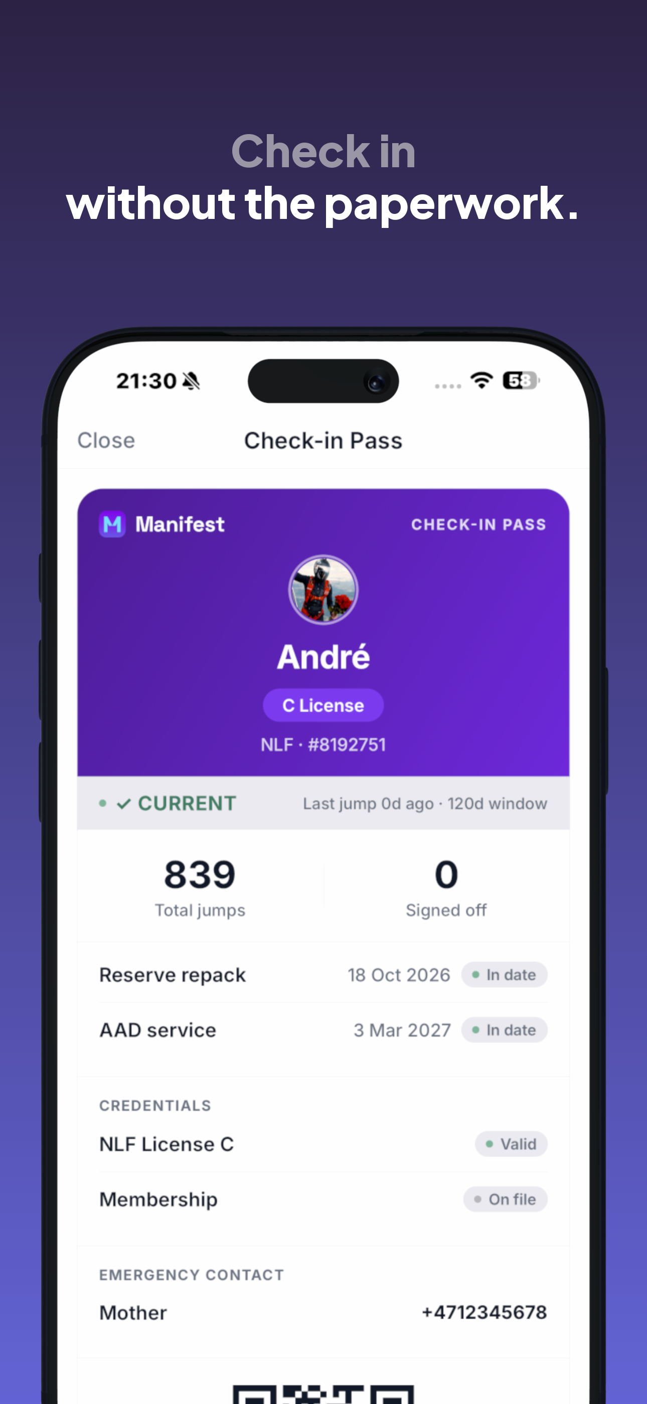 Manifest: Skydiving, Verified screenshot 4