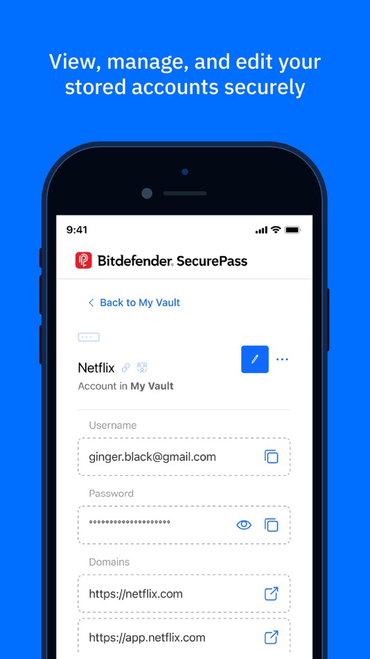 #2. Bitdefender SecurePass (macOS) Podle: Bitdefender SRL