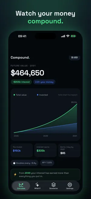 Compound: Wealth Calculator screenshot 2