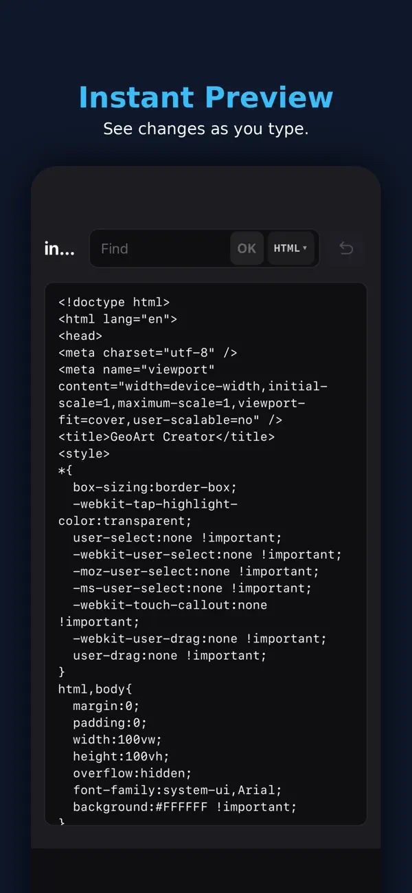 Screenshot #1 pour Html Profi