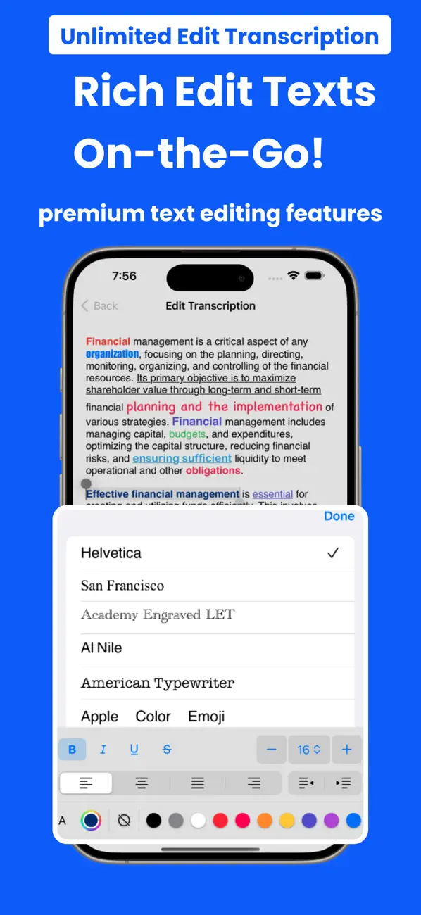 Screenshot #2 pour Voice To Text Transcribe Pro
