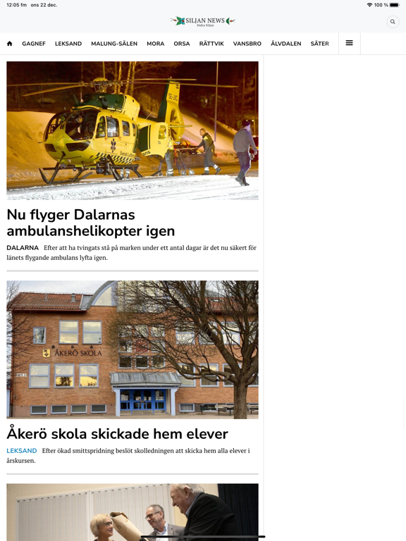 Screenshot #4 pour Siljan News