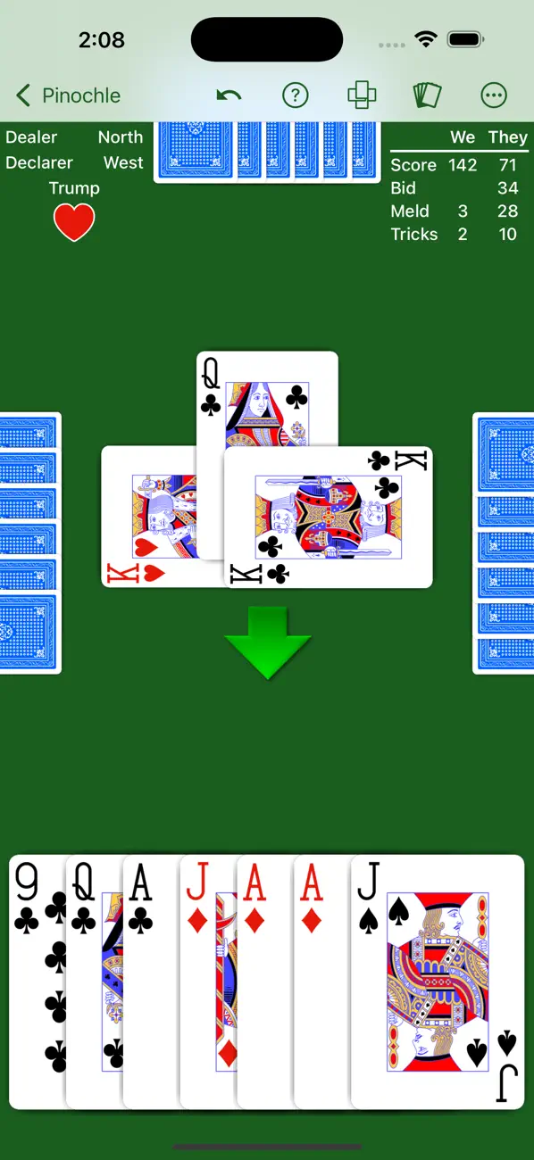 Screenshot #2 pour Pinochle - Expert AI
