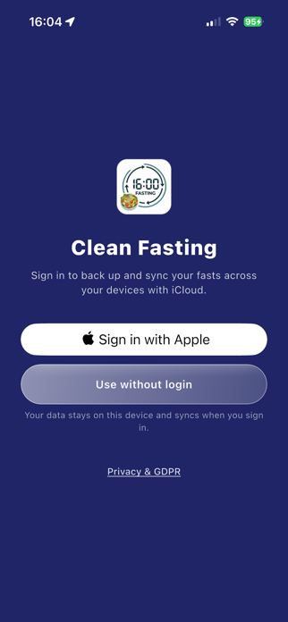 Clean Fasting Screenshot 1 of 7