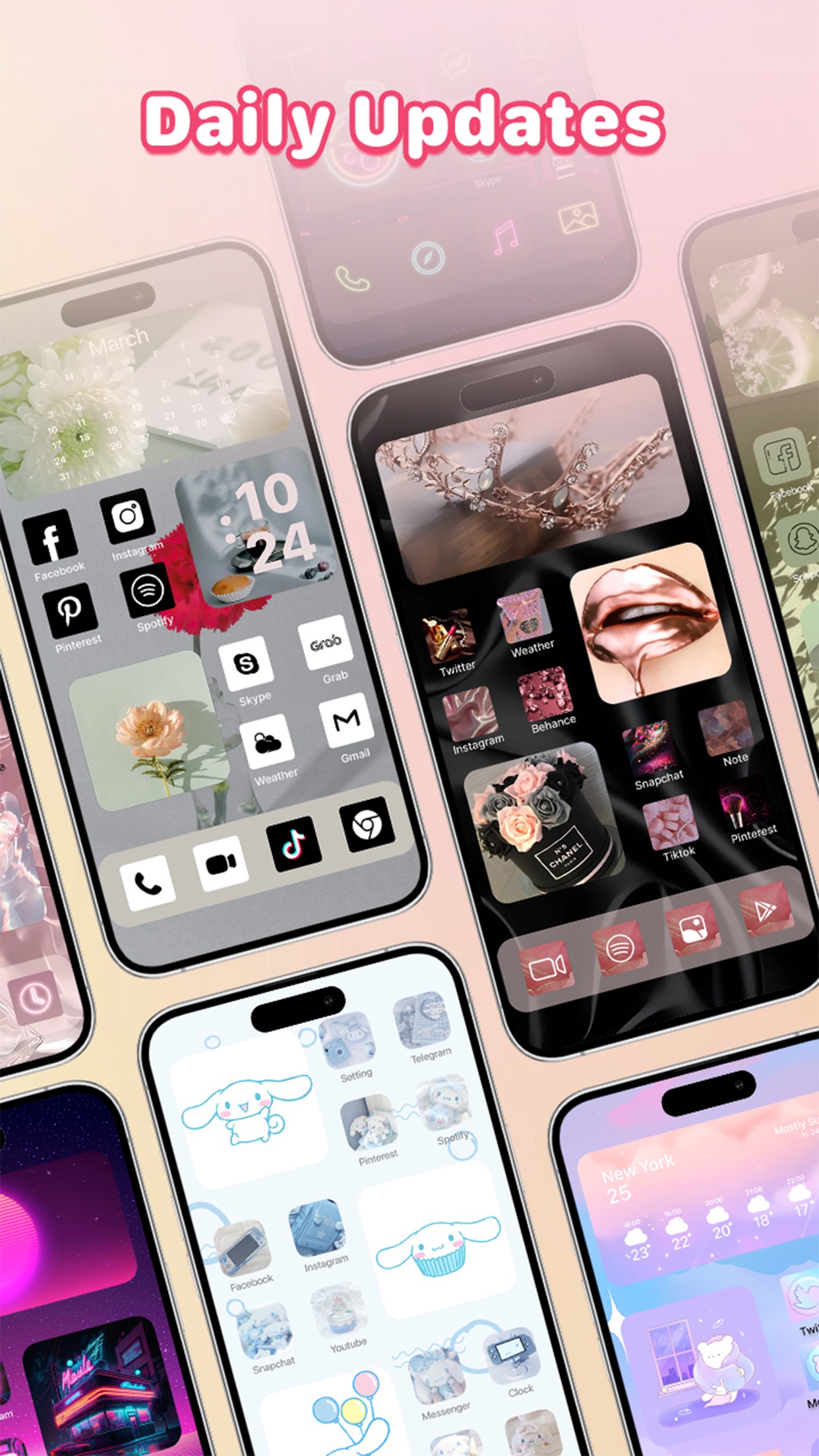 Themie: Icon themes & Widget screenshot 2