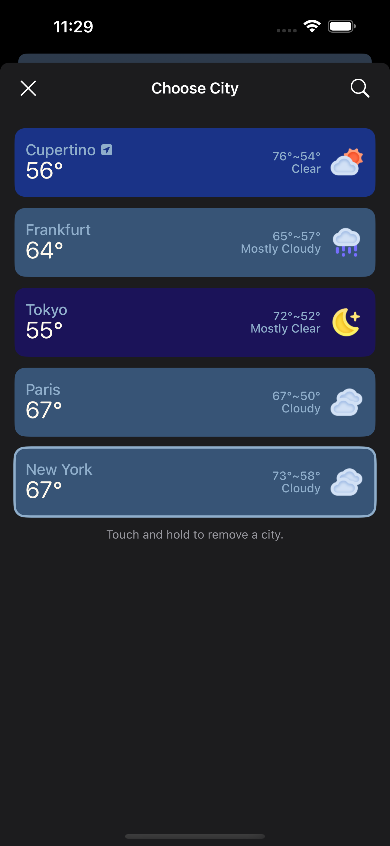 Weather mini