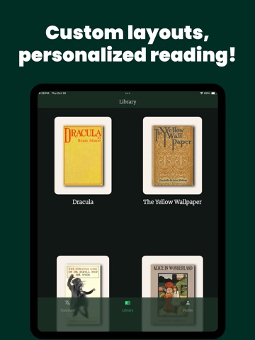 SegLingo – Immersive Reader iPad screenshot